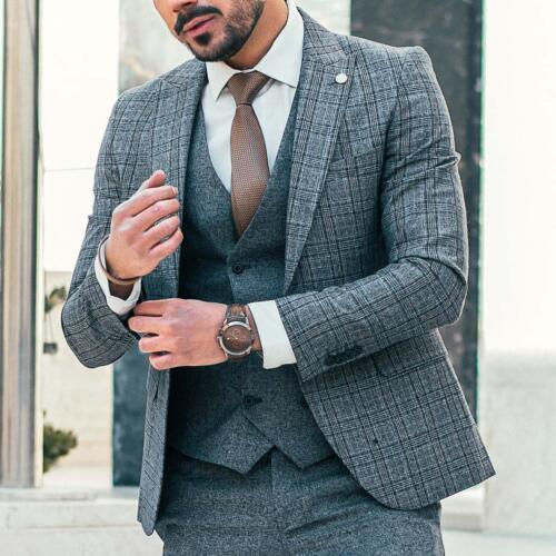 Tailored Fit Grey Suit